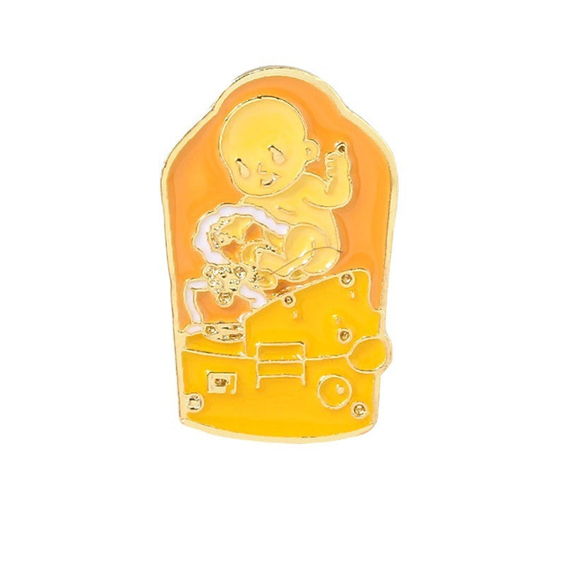 Death Stranding Bonus Brigitte Baby Nursery Model Brooch