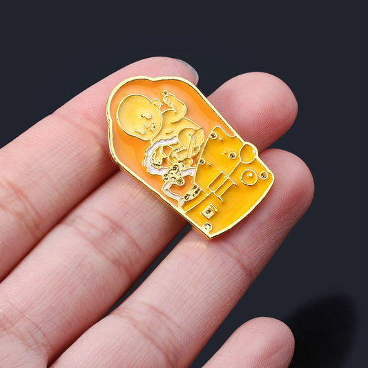 Death Stranding Bonus Brigitte Baby Nursery Model Brooch
